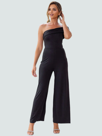 Ruche d'Épaule Jumpsuit