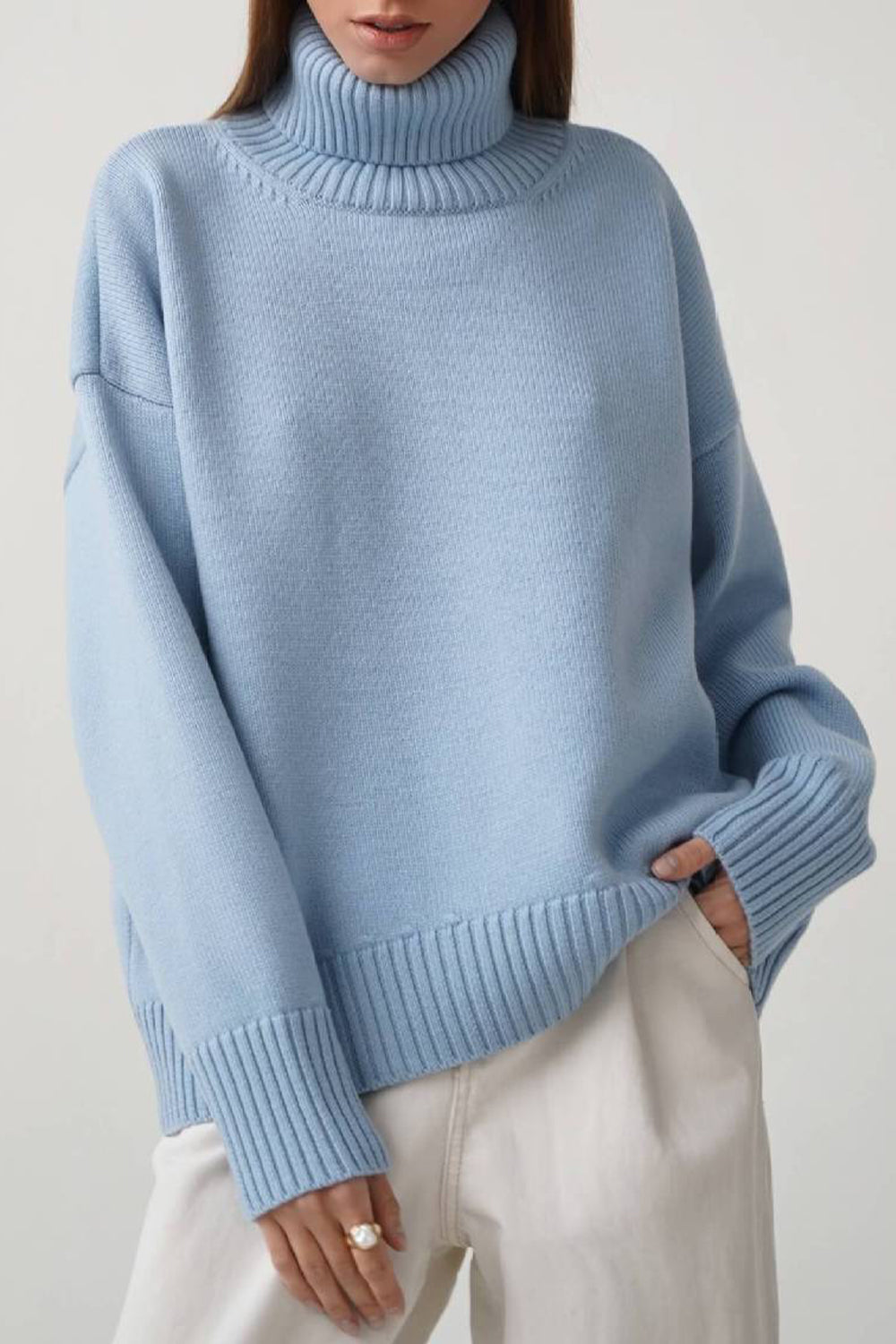 Valenza Dropped Shoulder Sweater