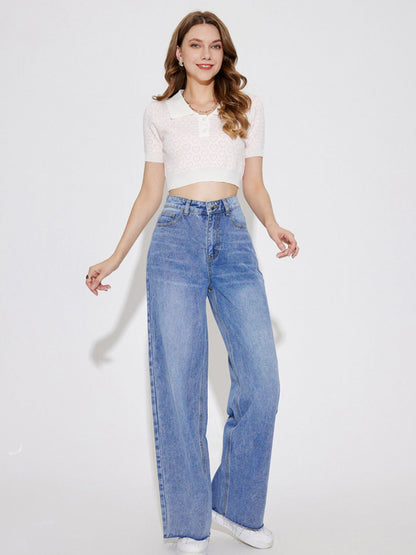 Ocean Mist Straight Fit Jeans