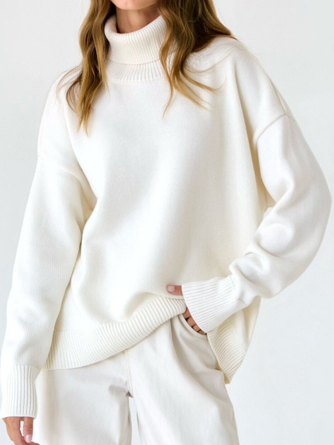 Valenza Dropped Shoulder Sweater