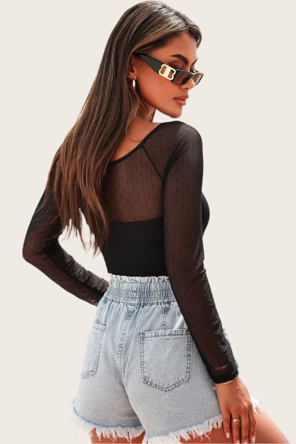 Clara Round Neck Bodysuit