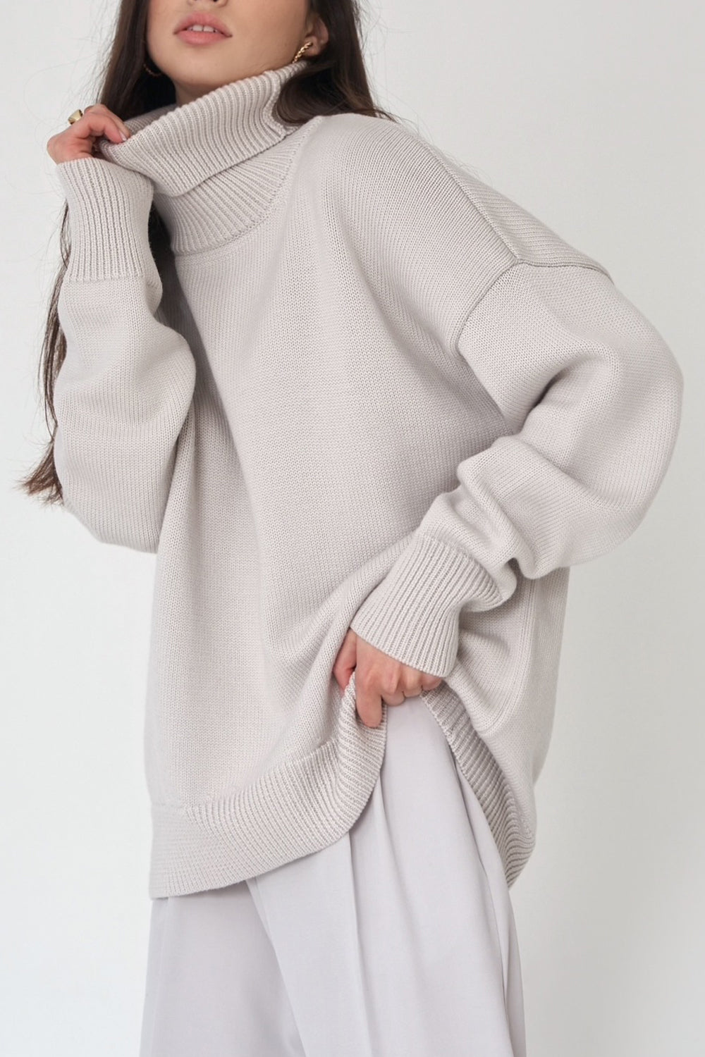 Valenza Dropped Shoulder Sweater